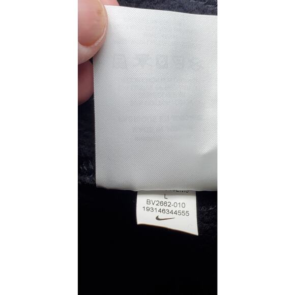 Nike Club Fleece Mens Sz L Crewneck Sweatshirt Black BV2662 010 Winter C9 - Picture 7 of 9